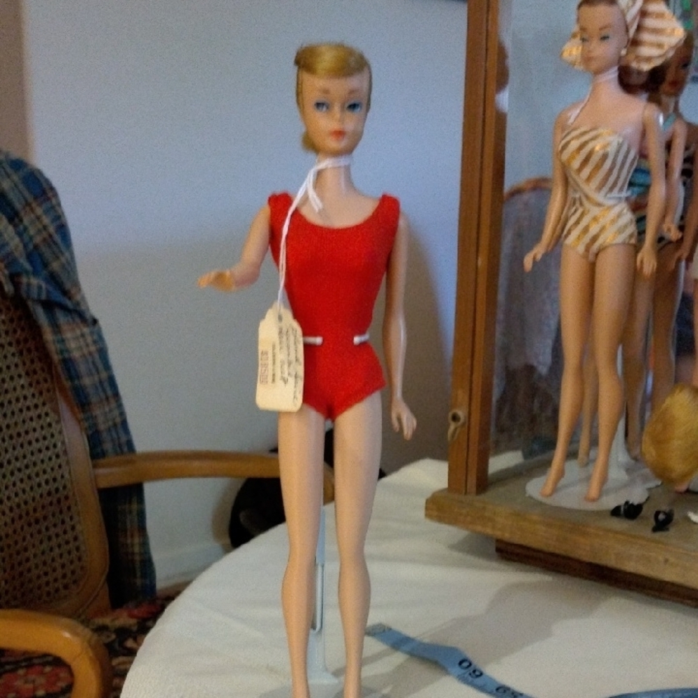 1960s Vintage Barbie Swirl Ponytail Ash Blonde